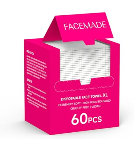 Amazon.com: FACEMADE 60 Count XXL Disposable Face Towels 12